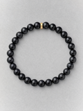 Obsidian Root Chakra Classic Bracelet handmade natural obsidian crystal bracelet
