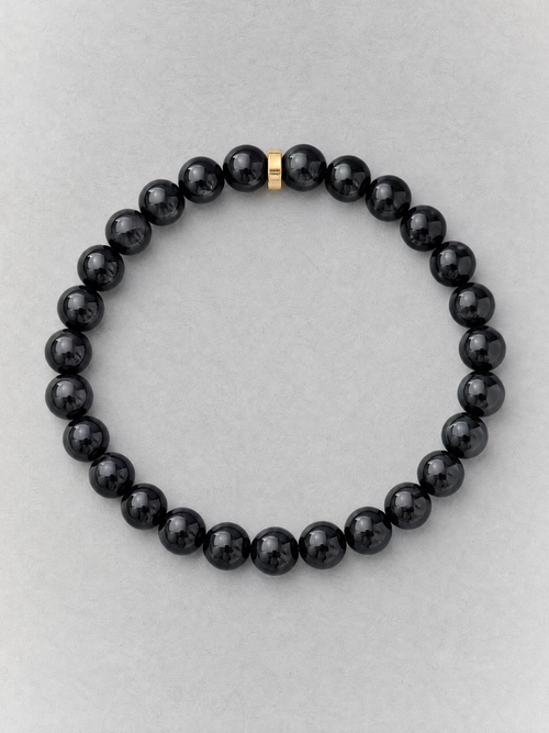 Obsidian Root Chakra Classic Bracelet handmade natural obsidian crystal bracelet