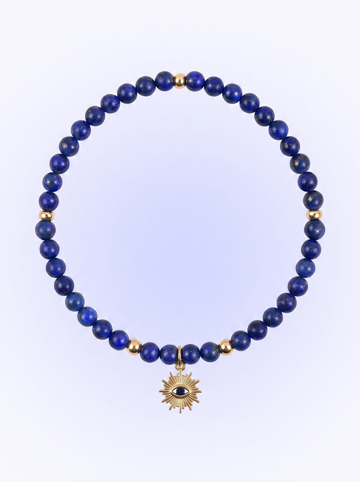 Lapis Lazuli Third Eye Chakra Slim Bracelet