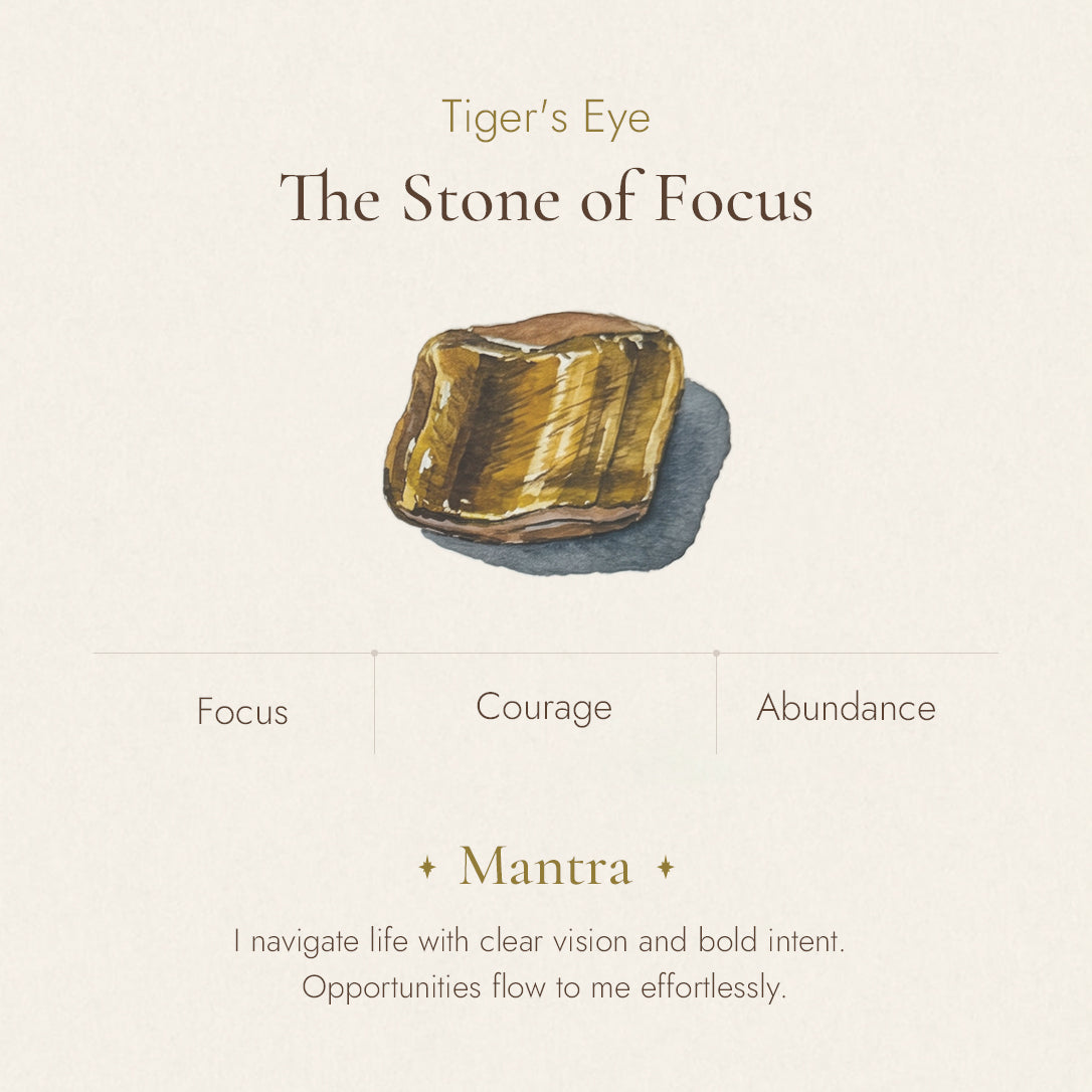 Tiger eye stone detail and texture