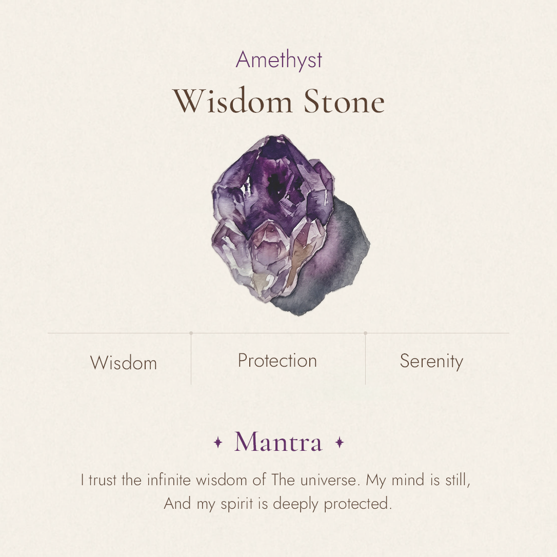 Amethyst stone detail and texture