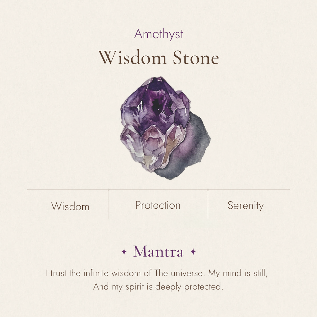 Amethyst stone detail and texture